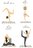 Illustrations postures de yoga