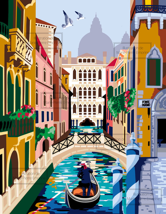 ILLUSTRATION VECTORIELLE VENISE