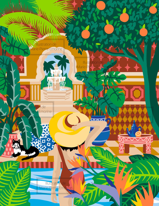 ILLUSTRATION VECTORIELLE RIAD
