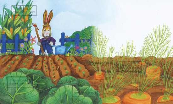 QUI A MANGÉ LES LEGUMES DE M. LAPIN ? EDITIONS ASTRE BLEU