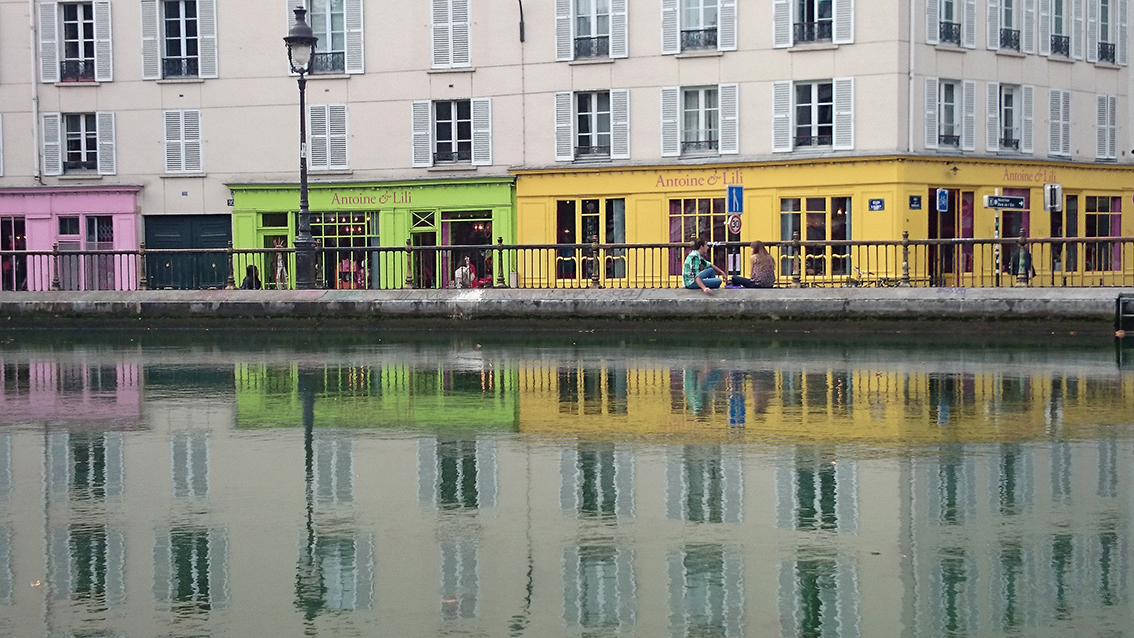Reflet Paris Quai Jemmapes<br/><span>Photo prise avec mon portable Sony xperia Z2</span>