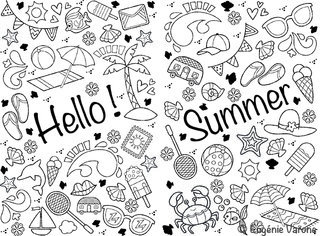 Coloriage Summer