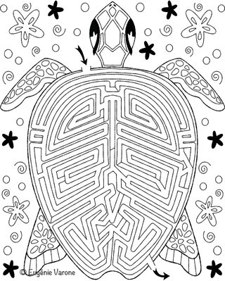 Coloriage Labyrinthe