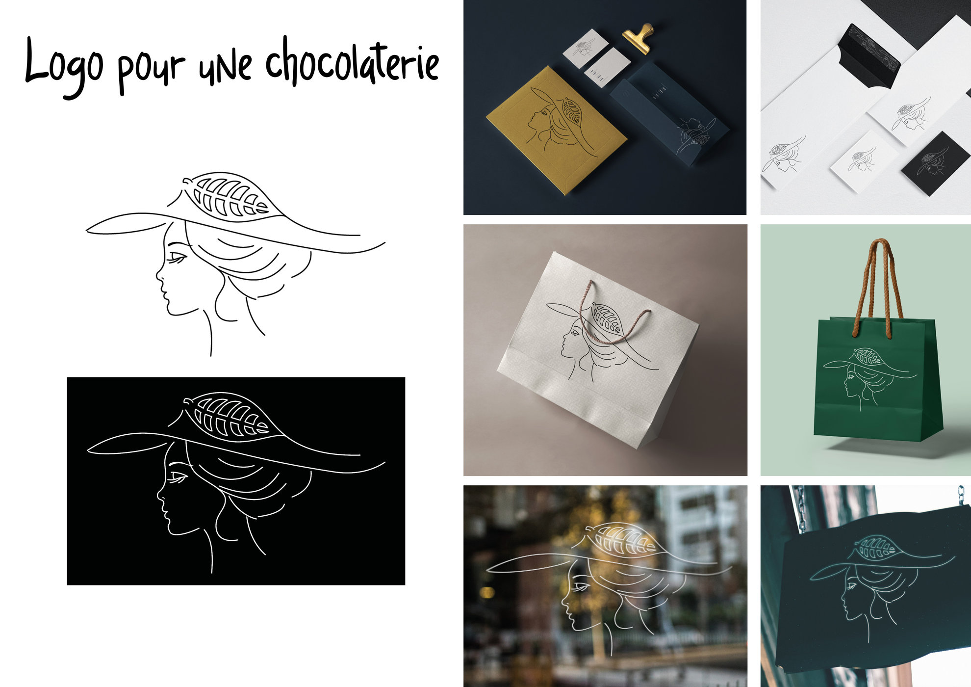 Création d'un logo pour une chocolatière