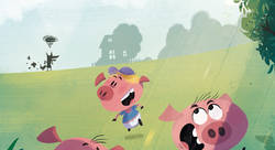 cochons.jpg - fabrice leoszewski-illustrateur jeunesse