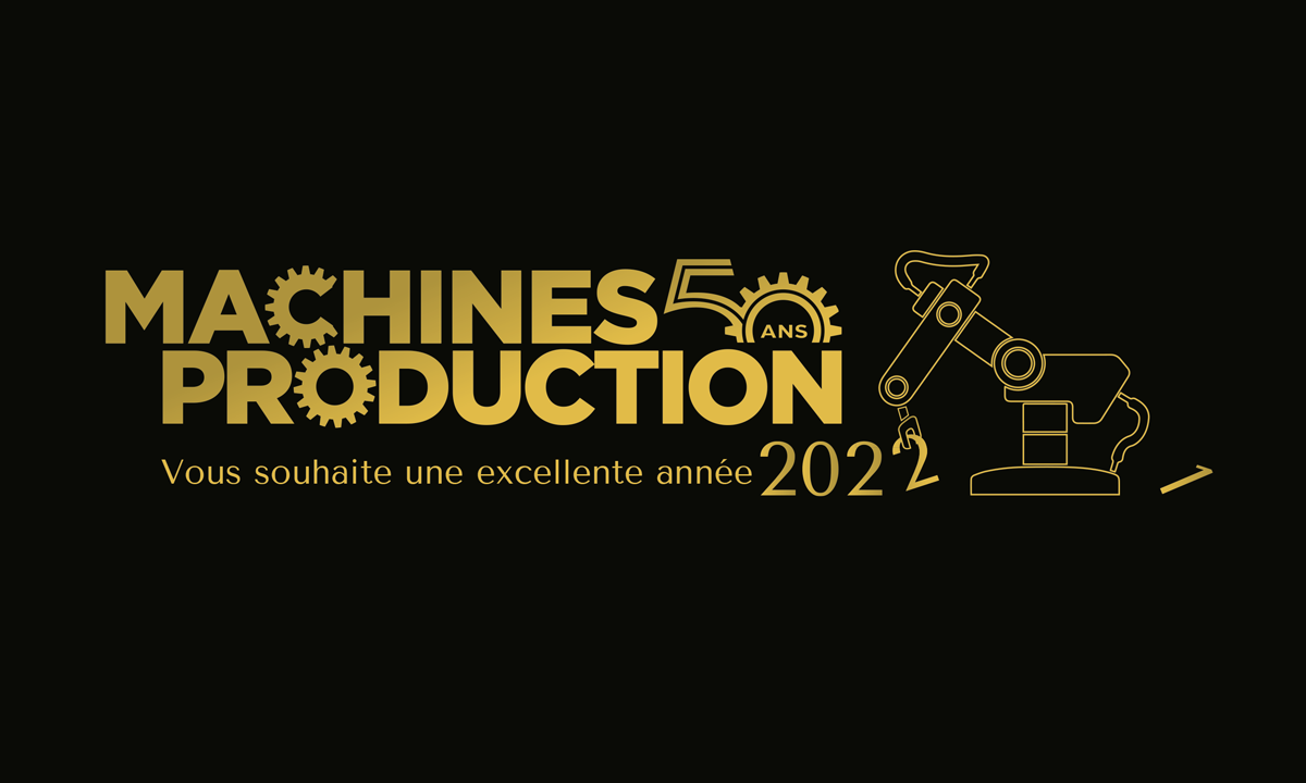 Création d'une carte de vœux 2022 pour Machines Production