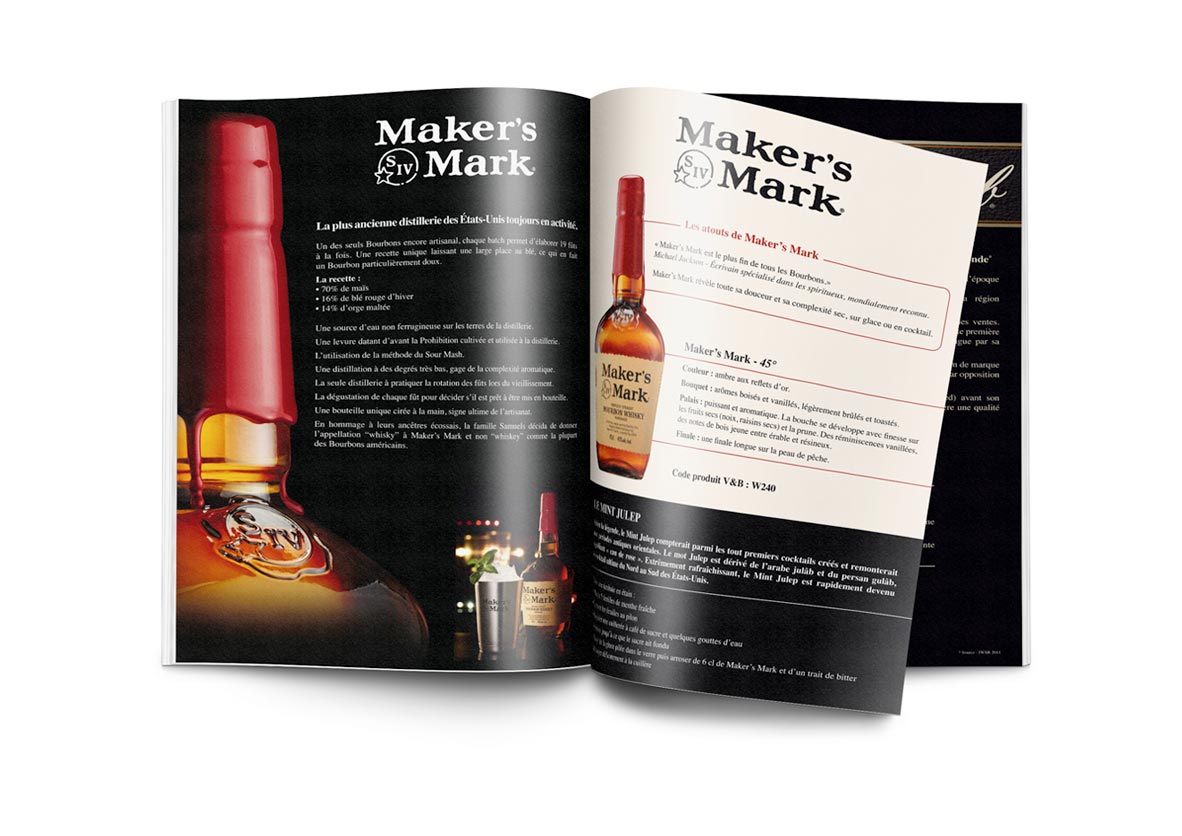 Brochure Spiritueux RFD chez V&B (2015)<br/><span>L’ABUS D’ALCOOL EST DANGEREUX POUR LA SANTÉ, À CONSOMMER AVEC MODÉRATION.</span>