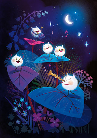 Soirée sous la lune
