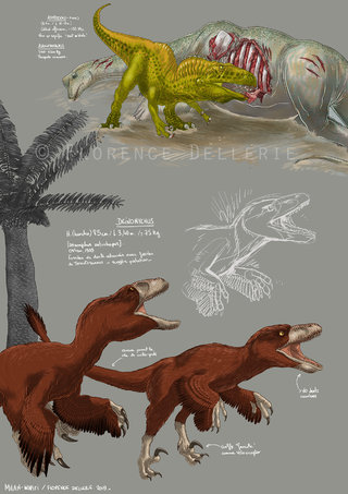 Acrocanthosaurus, Astrodon, Deinonychus