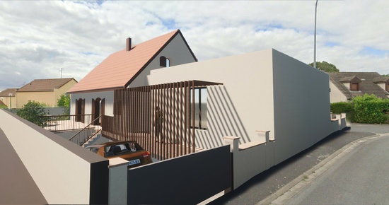 Extension d'une maison à Châlons-en-Champagne