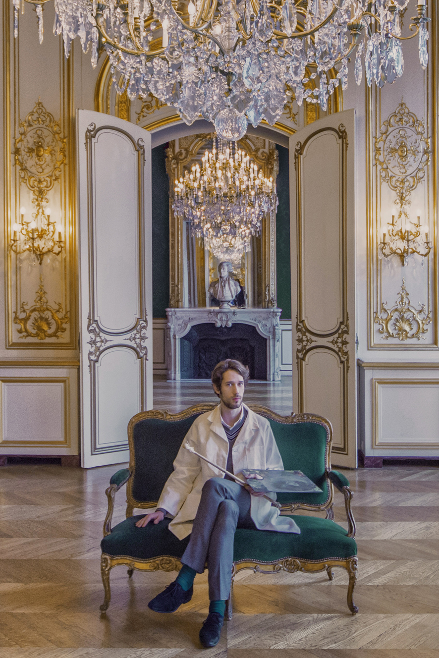 Frantz wehrlé peintre décorateur grisaille décor françois boucher pillèrent demeure historique