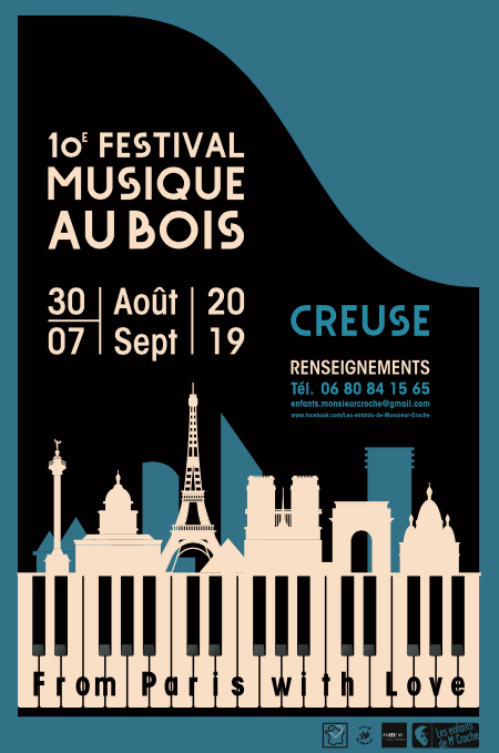 Affiche Festival Musique au Bois - 2019