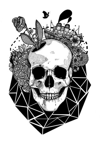 Floral Skull