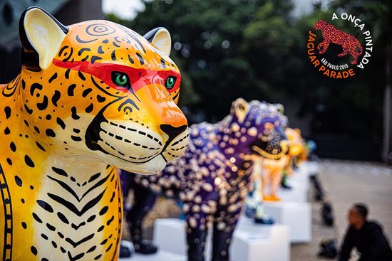 Onça pintada for the Jaguar Parade 2019