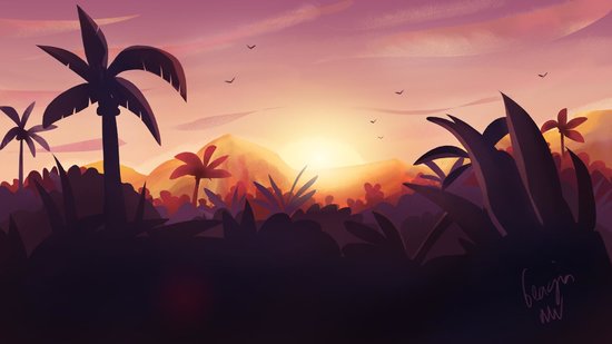 Concepts art for a 2D commercial video