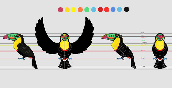 Concept art for a 2D/3D project