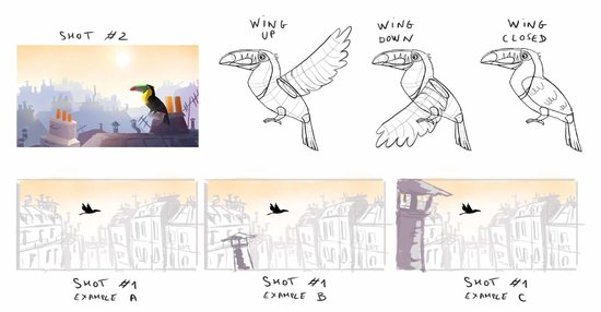 Concept art for a 2D/3D project