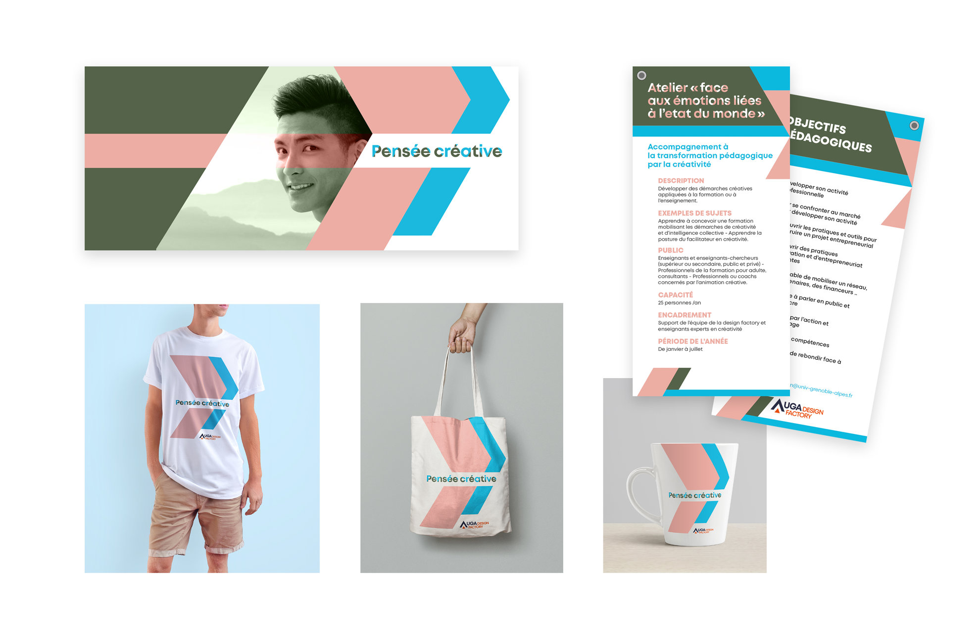 Design factory - Banière Web, fiches et goodies