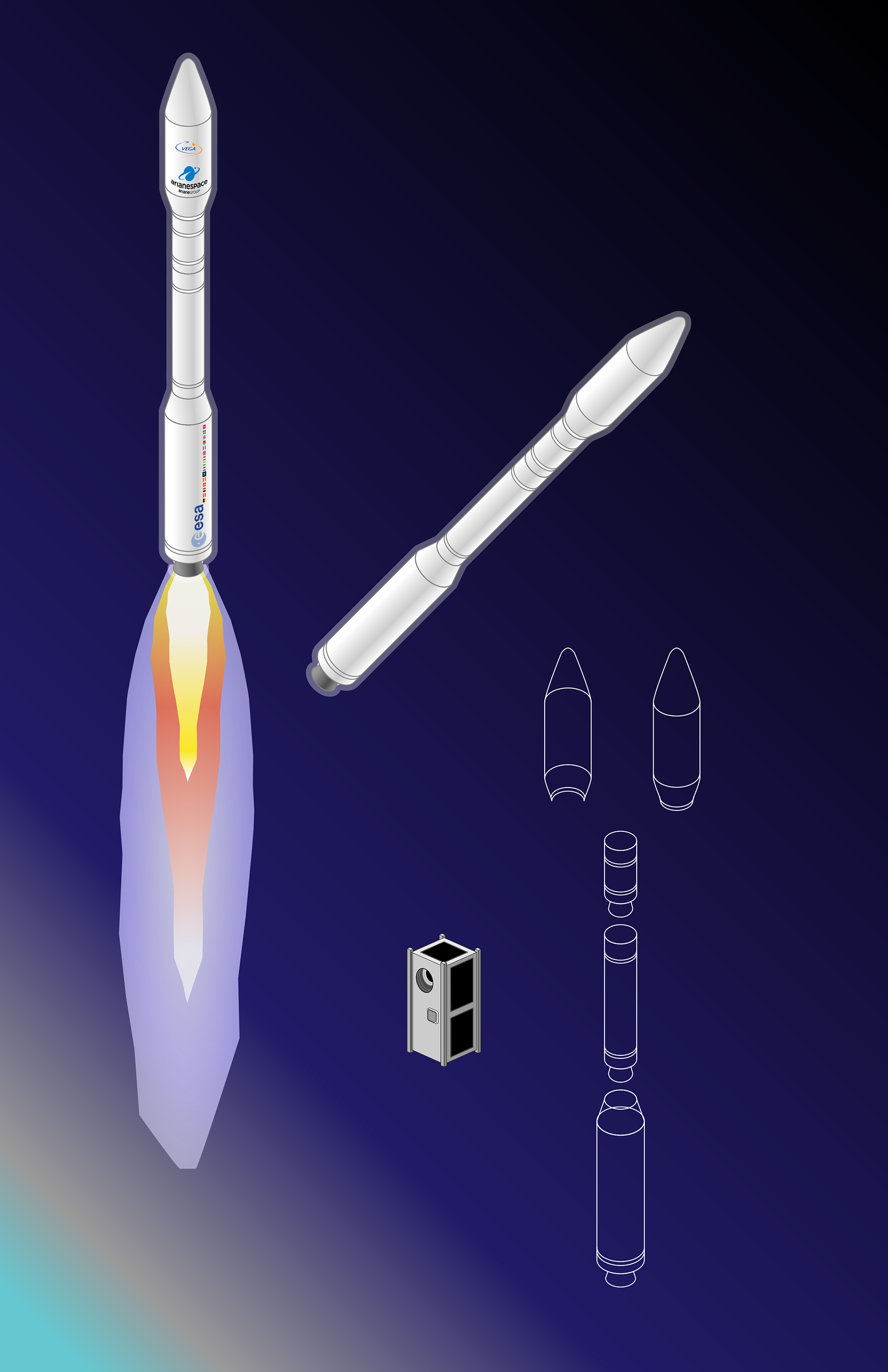 Lancement satellite AMICal Sat