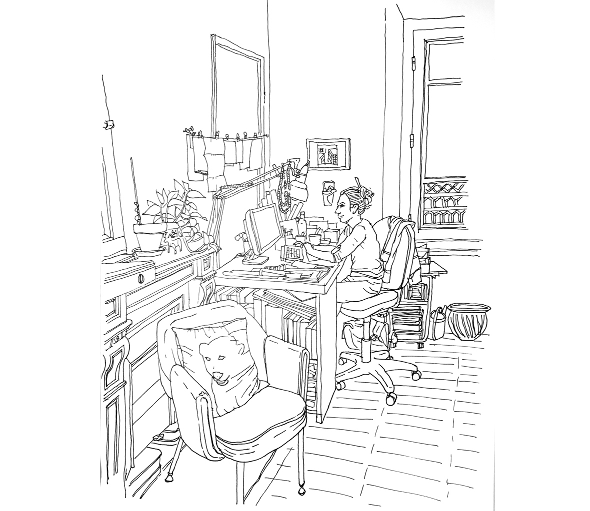 Les bureaux…