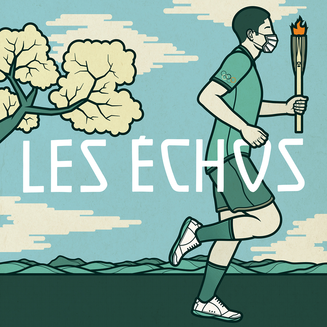 LES ECHOS - Flamme Olympique