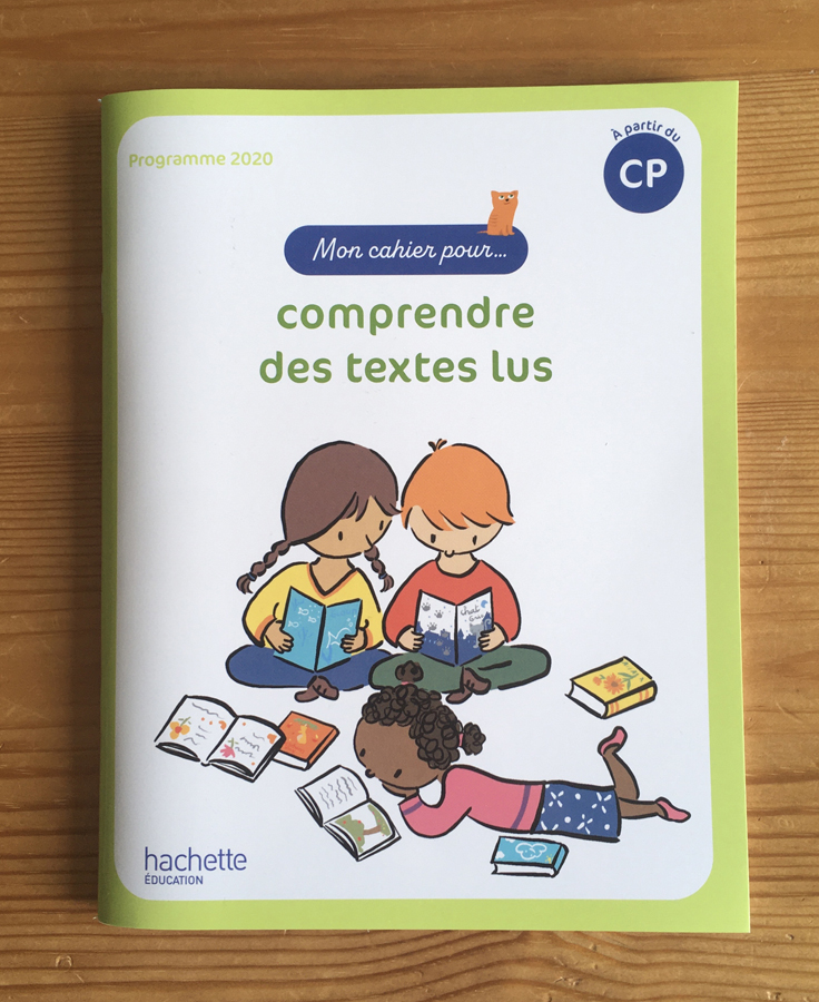 Cahier d'exercices de français pour les CP aux éditions Hachette