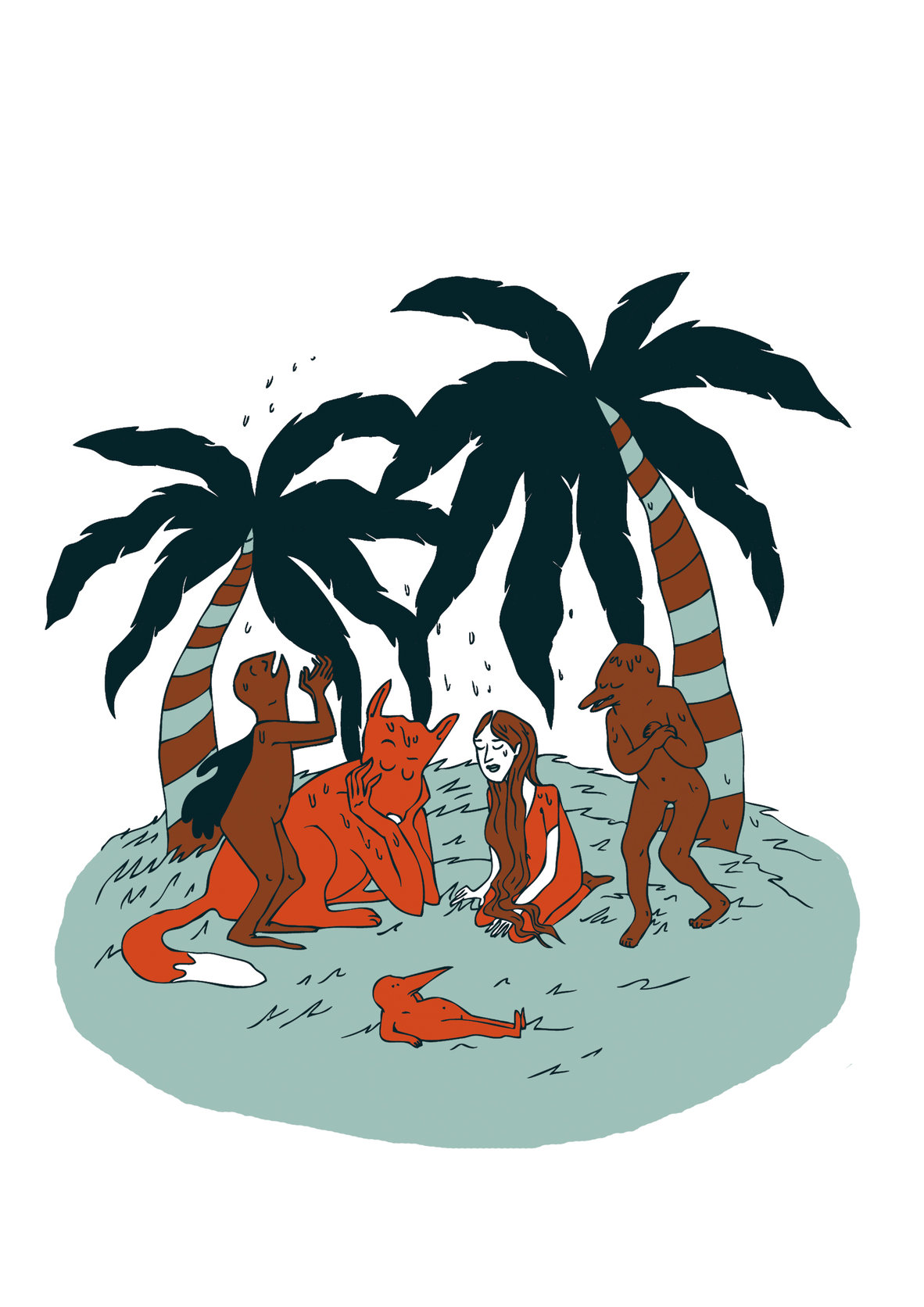 illustration pour les éditions Terriennes - gwendoline blosse - illustrateurs/rices