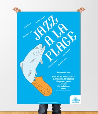 Affiche Jazz à la Plage