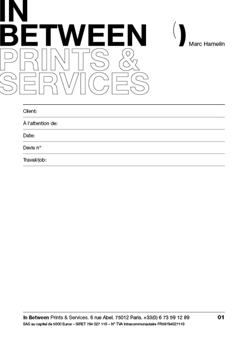 in between prints & services<br/><span></span>