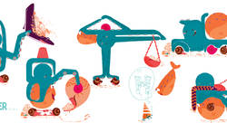 Drôle de Chantier - Jean-Marc Langue-illustrateur jeunesse