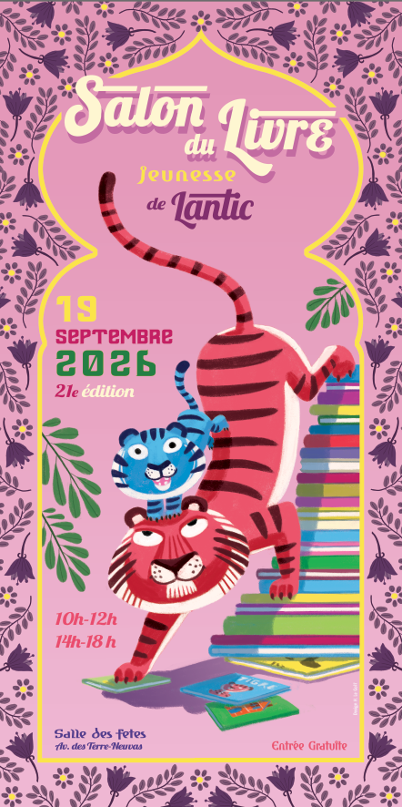 Affiche Salon du livre de Lantic 2026
