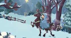 Rencontre hivernale - Janie Segart-illustrateur jeunesse