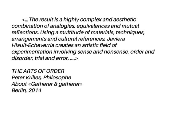 The arts of order, Peter Krills