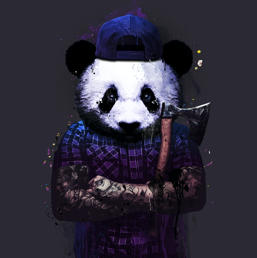 Panda Bucheron