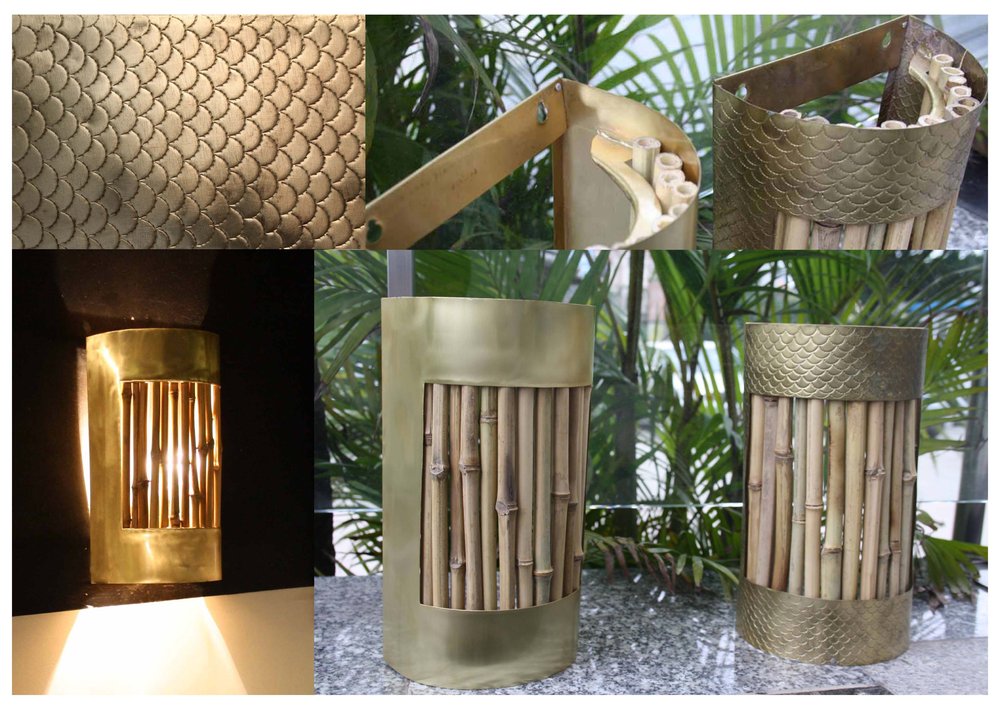 applies bamboo lamp