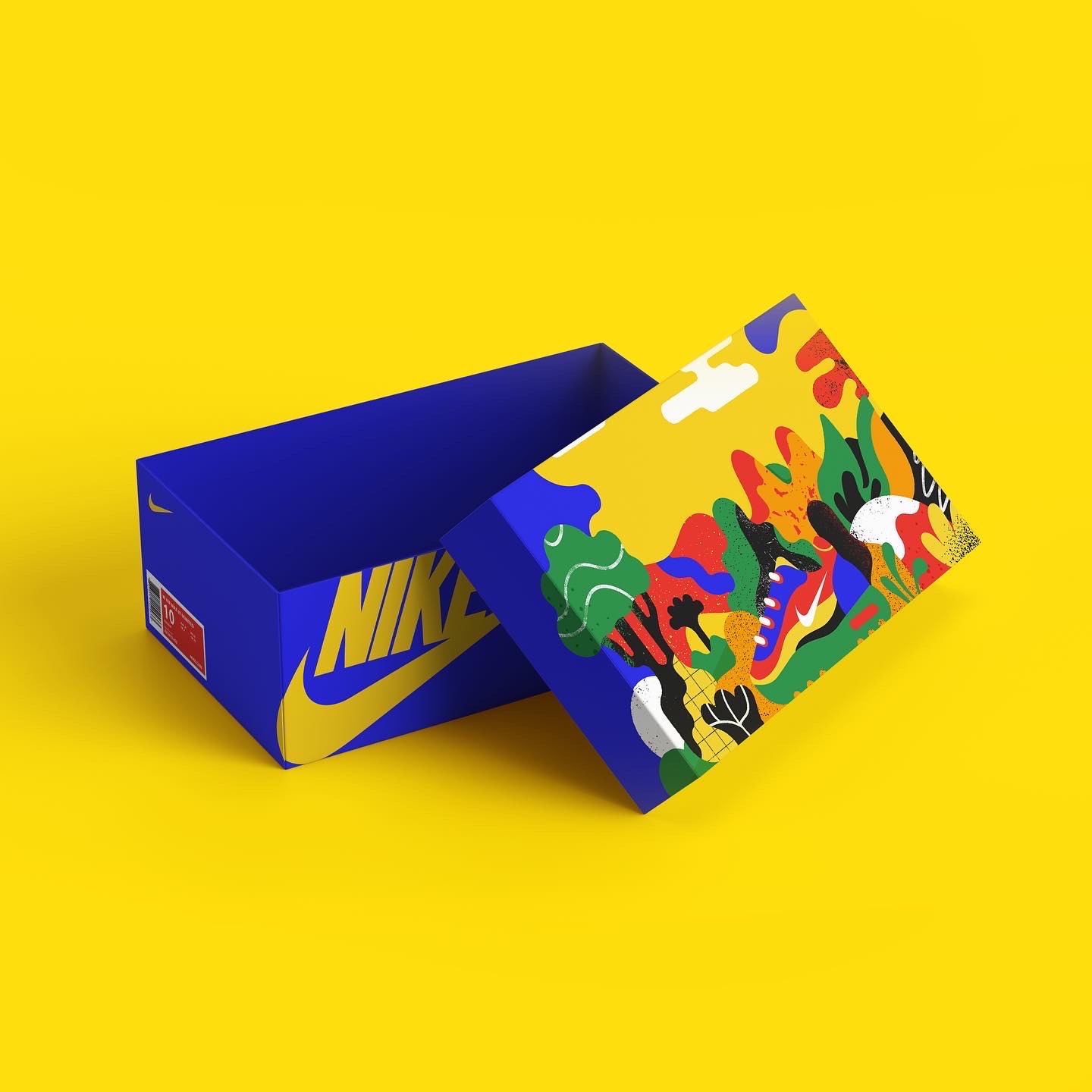 Illustration - packaging concours Nike