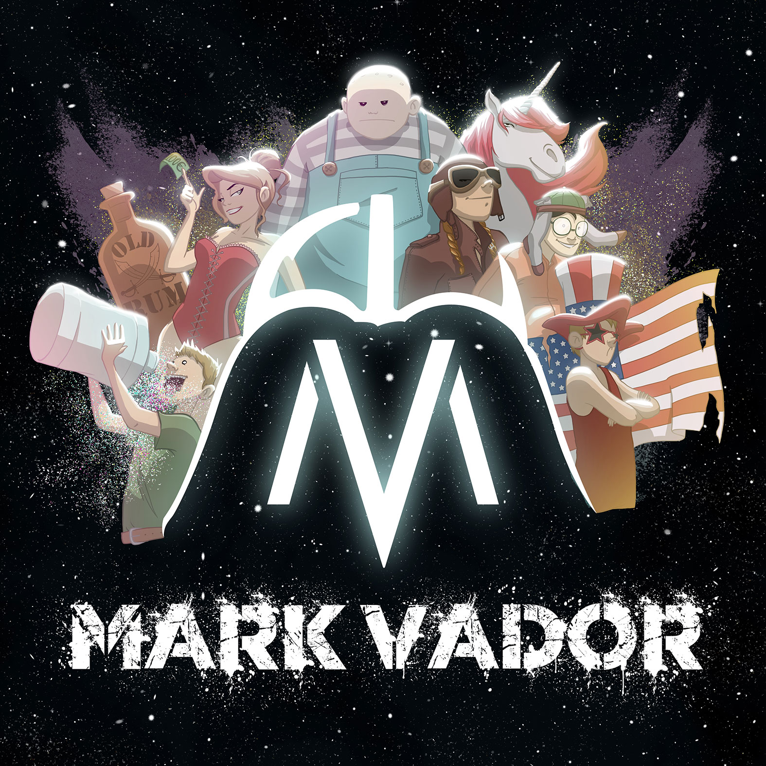 Pochette d'album - Mark Vador