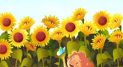 Tournesols - Julia Gadiou-illustrateur jeunesse