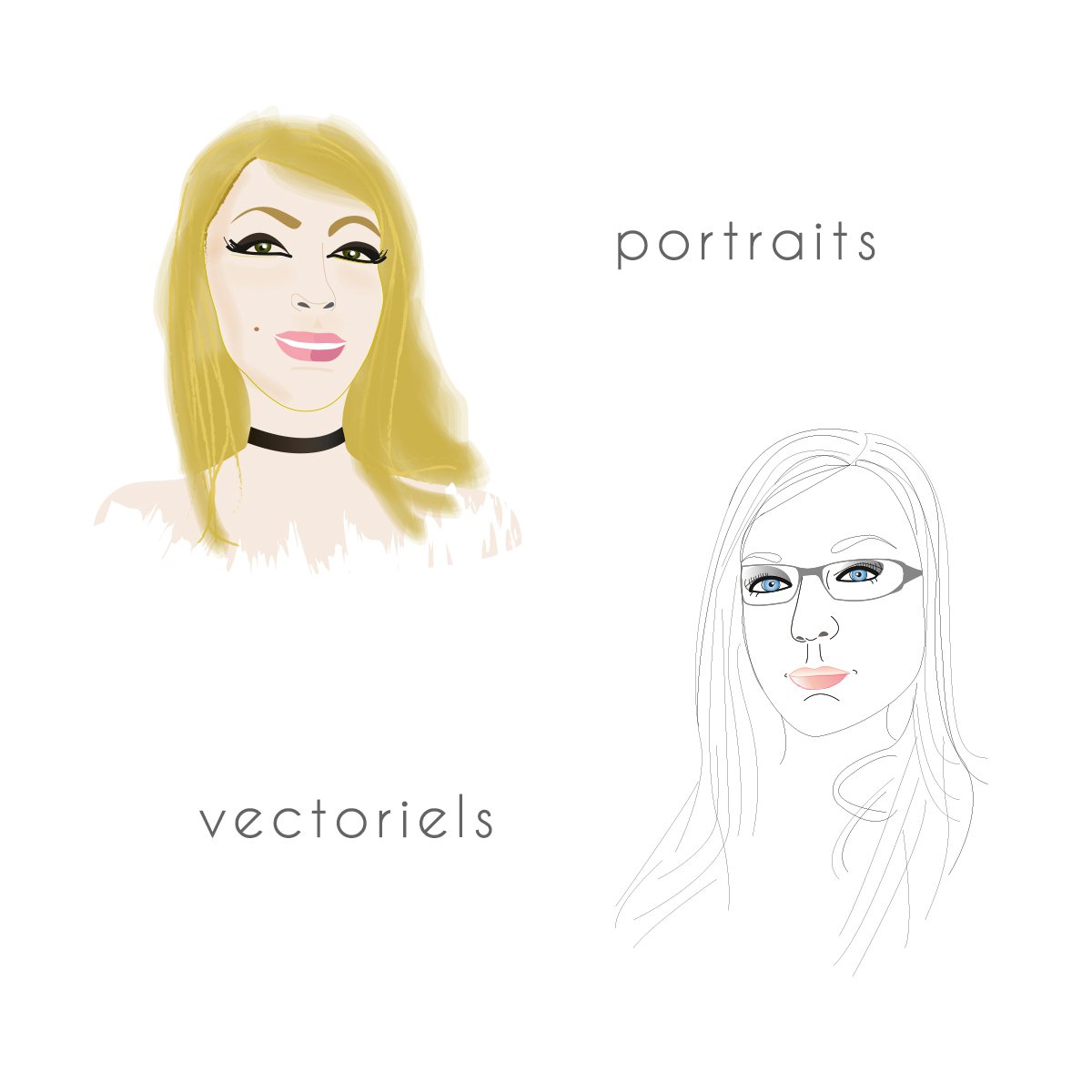 Portraits dessins