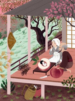 Contes du Japon / Momotaro, l'enfant pêche