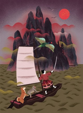 Contes du Japon / Momotaro, l'enfant pêche