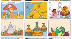 Dessins d'observation/ Voyage au Maroc - Julie Ferblantier-illustrateur-jeunesse