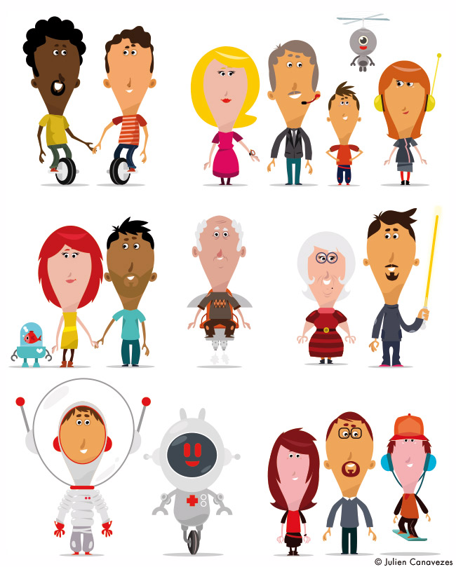 Illustration de personnages