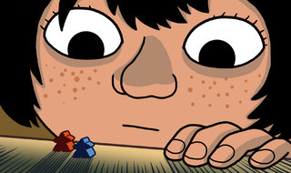 Meeple aventure, tour de passe-passe