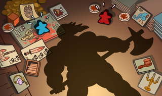 meeple aventure, les forces du mal.