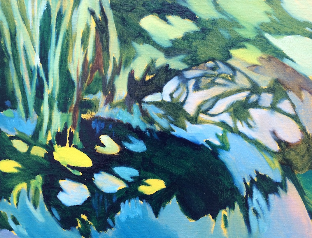 EN-SUEÑO, huile sur toile, 27 x 35 cm , 2017
