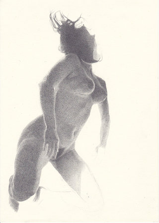 sans titre, 2016, crayon sur papier, 26,9x19,1 cm