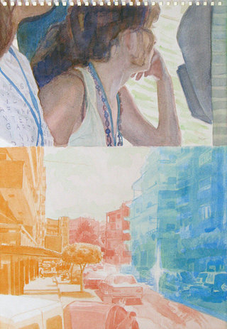 United Colors of World 8, 2009, aquarelle sur papier, 38x26,3 cm