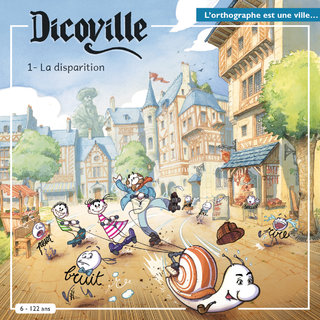illustration livre jeunesse "Dicoville".