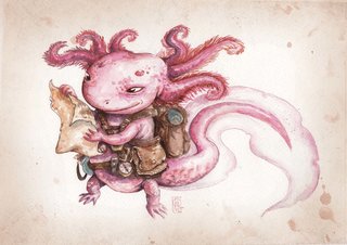 Axolotl aventurier